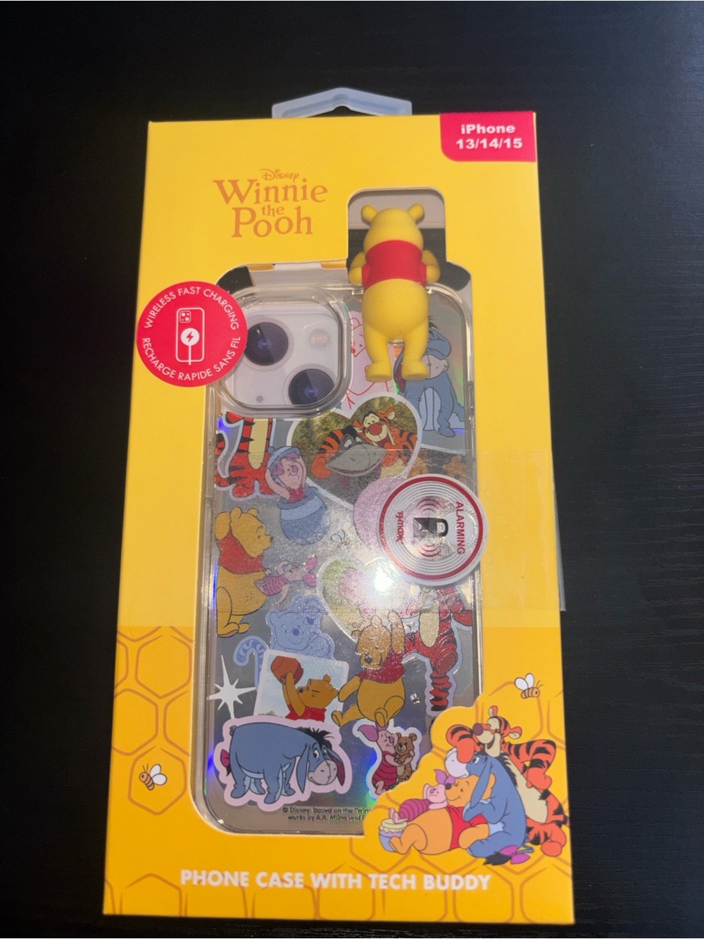 Disney Winnie the Pooh iPhone 13/14/15 Case with Wireless Fast Charging